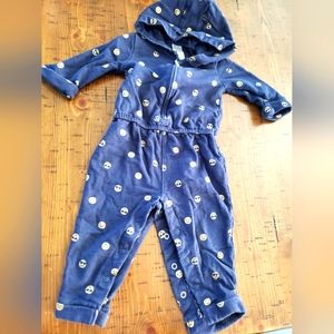 Carters emoji button up jumber pant size 12months